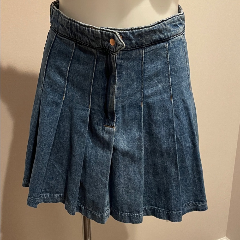 Divided Blue Denim Mini Skirt